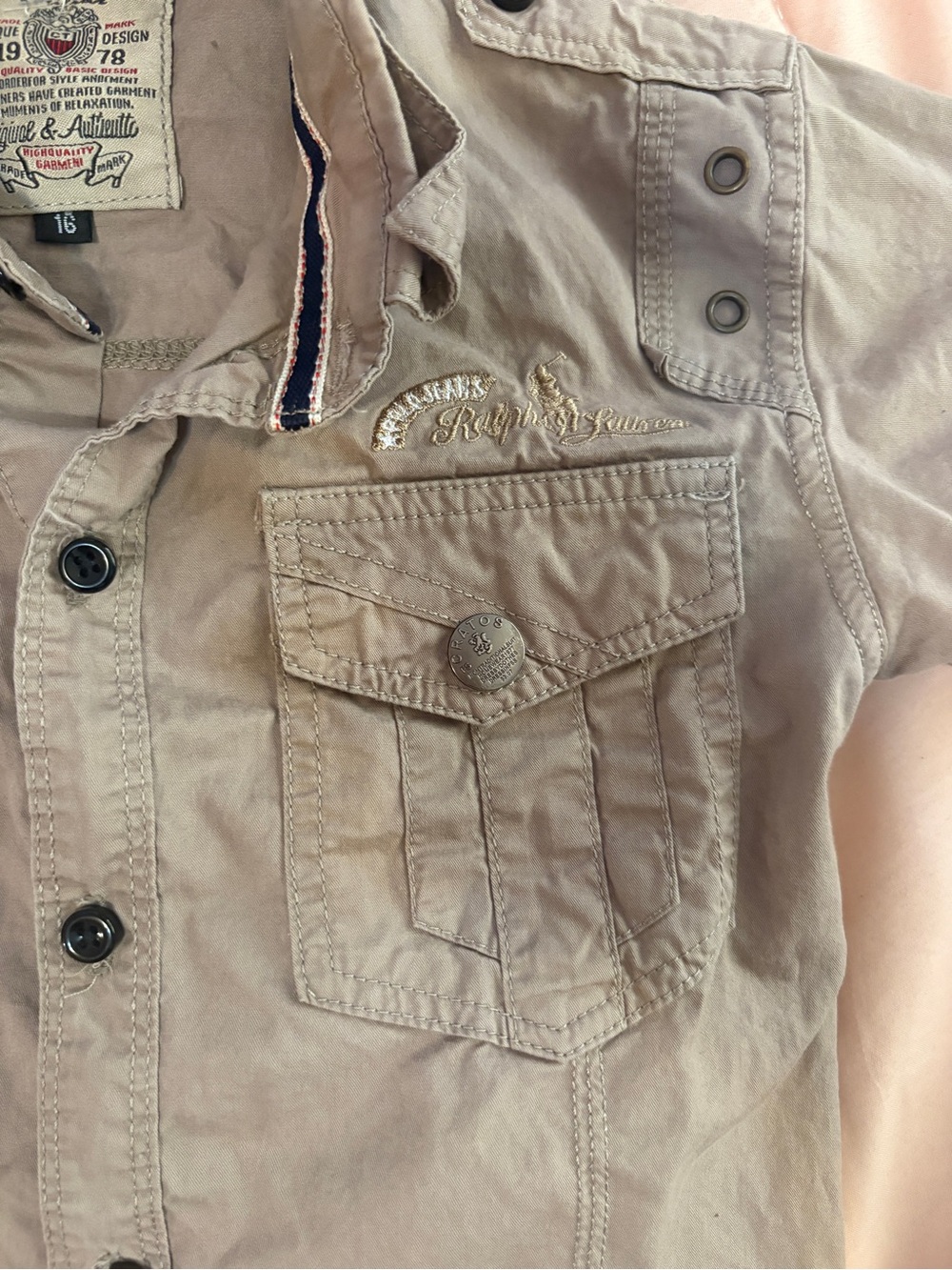 Vintage Ralph Lauren Button Up - Picture 2 of 3
